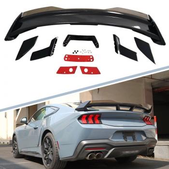 Ford Mustang 2024+ Dark Horse Style Spoiler mit getönter Gurney Flap